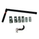 thumbnail image 4 of Llave para grifo, llave de tubo para fontanero con enchufes y mandril, llave para tuerca trasera de grifo duradera, llave para fregadero, lavabo , 9 mm a 17 mm shamjiam Llave de vaso, 4 of 8