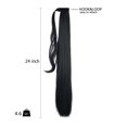 thumbnail image 3 of Extension de Queue de Cheval Droite 61 cm Extension de Cheveux Synthétiques Postiche pour Femmes 130G, 3 of 5