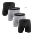 thumbnail image 5 of SGFCWSX Men's Loose-Fit Long-Leg Boxer Shorts** Multicolor L, 5 of 7