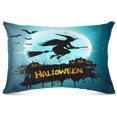 thumbnail image 2 of GZHJMY Funny Halloween Witch Pillowcase Plush Pillowcase for Hair and Skin, Soft Standard Size Pillow Cases Zippered Queen Pillow Case Set of 1-21x54in Home Decor, 2 of 7