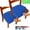 Blue, variant on Bxaolu Seat Covers for Dining Room Chair Set of 2, Stretch Fit Removable Washable Chair Seat Cushion Protector Slipcovers, Brown