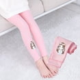 thumbnail image 2 of Ruyang Girls Cute Bunny Cat Leggings Kids Cotton Footless Dance Tights Winter Warm Soft Stretchy Stockings Slim Pantyhose, 2 of 3