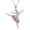 White Gold, variant on AOBOCO 10K 14K 18K Solid Gold Ballerina Ballet Dancer Pendant Necklace with 12 Months Birthstone Crystal from Austria, Gold Birthstone Jewelry Ballet Recital Gifts for Women