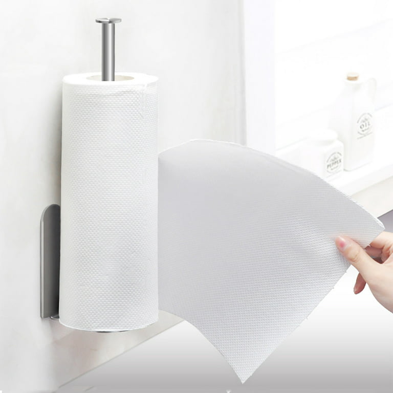 Wangxldd Vertical Diversified Paper Towel Holder Wall Mount Paper