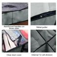 thumbnail image 3 of POINTERTECK Underbed Shoes Storage Bags 45L Large Capacity Underbed Shoes Storage Box with Reinforced handles and Transparent Lid Foldable Underbed Shoes Storage Containers for Clothing S, 3 of 7