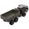 thumbnail image 3 of 1/12 RC 6WD 2.4GHz Camión militar Camión del ejército Coche todoterreno RTR Regalo de coche Fayee Verde, 3 of 7