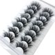 thumbnail image 2 of HBZGTLAD, nuevo, 7/8 pares, 15-25mm, pestañas postizas 3D naturales, kit de maquillaje de pestañas postizas, extensión de pestañas de visón, maquillaje de pestañas de visón Tan Jianjun unisex, 2 of 2
