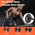 thumbnail image 5 of 2-1 Adjustable Kettlebells Set, Kettle bell Weights Set (10lb/12.5lb/15lb/17.5lb/20lb/22.5lb/25lb), Adjustable Dumbbell (5.3lb/10.3lb/15.3lb) for Men/Women Home Gym Workout Strength Training, 5 of 6