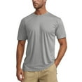thumbnail image 1 of Men's UPF50+ Sun Protective Short Sleeve T-Shirt Comfortable Breathable Daily Wear Basic Tee for Home Outdoor Activities, 1 of 3