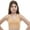Beige, variant on Beginners Crop Top Cotton/Lycra Training Bra for Teen Girls Young Women (Nude, 32)