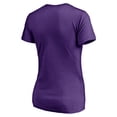thumbnail image 3 of Women's Purple Minnesota Vikings Mascot In Bounds V-Neck T-Shirt, 3 of 3