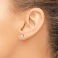 thumbnail image 3 of 14k White Gold Madi K CZ Butterfly Post Earrings GK611, 3 of 5