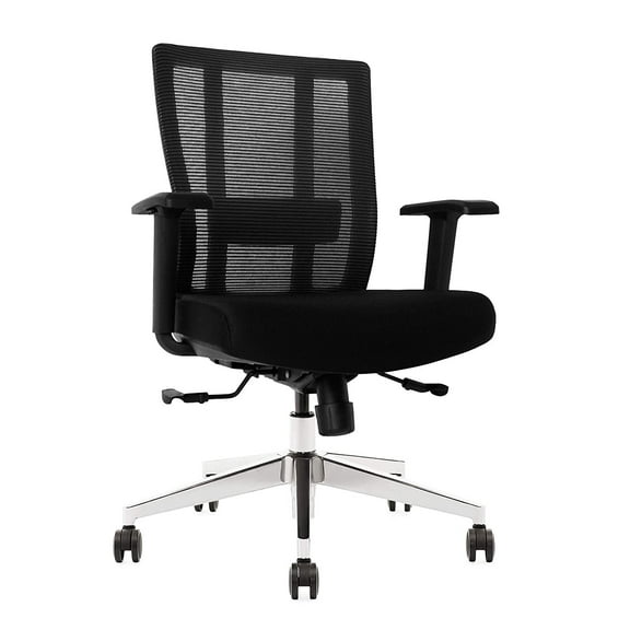Bitchair Ergonomic Mesh Office Chair in Black with Seat Slide
