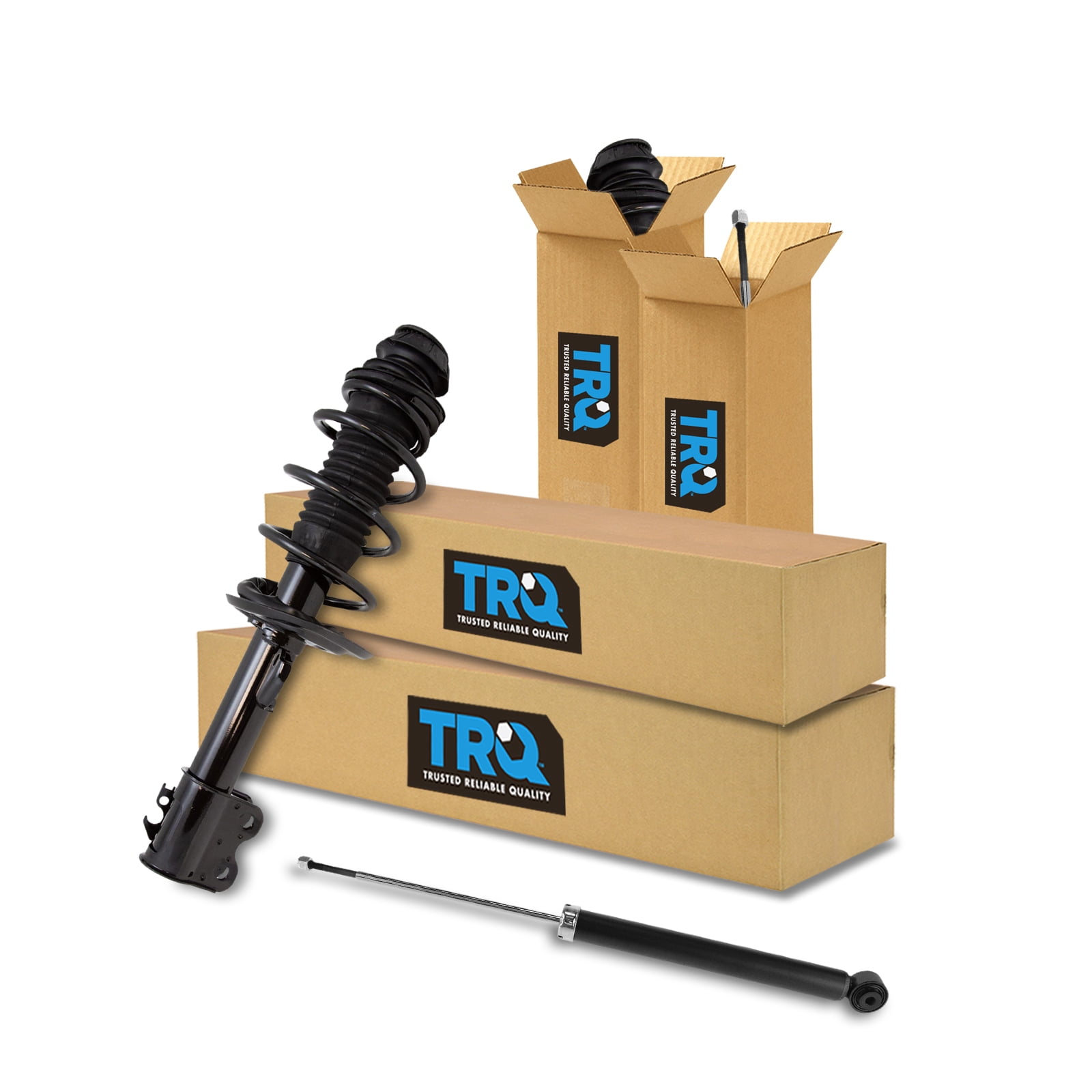 TRQ Rear Shock Absorber Set - Compatible With 2008-2012 Ford Escape, 2008-2011 Mazda Tribute & Mercury Mariner - View #5
