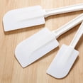 thumbnail image 4 of Long Handle Flexible Silicone Spatula, Nonstick Jar Scraper, Multi-Use Cooking Mix Tool, Soft Rubber Flat Utensil For Home Cooking Stirring, Baking Frosting Scraping Deep Jar Residue Cleanup Work, 4 of 9