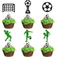thumbnail image 3 of Naiovety Las decoraciones de pasteles de fútbol para fiestas de fanáticos del fútbol se limpian y reutilizan cumpleaños Kits de decoración para fiestas TYPE1 NO1, 3 of 3