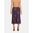 thumbnail image 4 of Time and Tru Women's Midi Slip Skirt, 2 Pack, Sizes XS-XXXL, 4 of 7