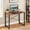 Rustic Brown, variant on BEAUTYPEAK 31" Small Computer Desk Writing Gaming Table with Wood Top X-Shaped Reinforced Frame, Black
