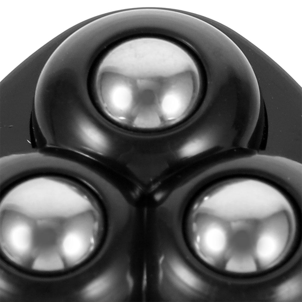 EXHUMKY Universal Adhesive Swivel Casters 14Pcs Black ABS Steel Heavy Duty Replacement Wheels for Home Furniture