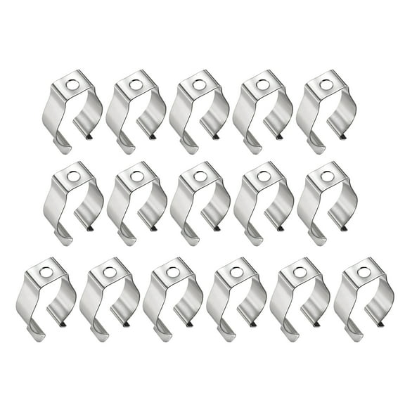 T8  Light Bulbs U Clips Holder Fluorescent Tube Lamp Bracket-16 Packs