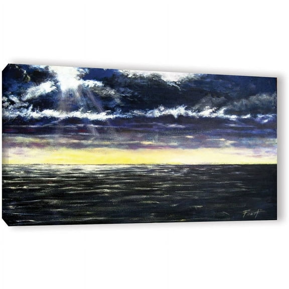 ArtWall Gene Foust "Ravage Sea" Gallery-Wrapped Canvas