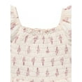 thumbnail image 2 of Modern Moments by Gerber Toddler Girl Smock Ruffle Romper, Sizes 12M-5T, 2 of 7