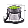 thumbnail image 5 of Bolsa de golosinas para perros, bolsa de entrenamiento para perros, riñonera portátil para mascotas con cinturón ajustable desmontable y correa para el hombro (negro) Rojo Verde, 5 of 5