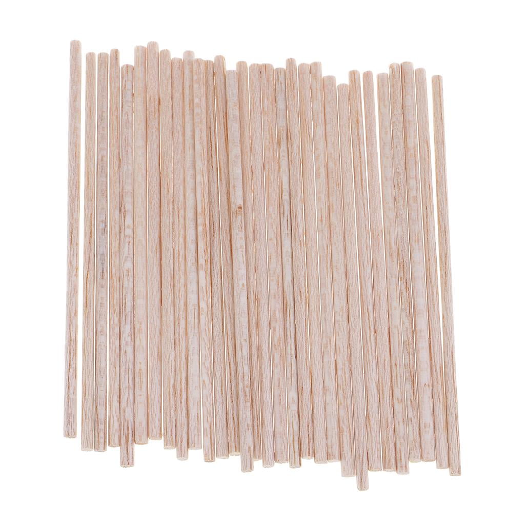 3mm in Diameter 3 Styles (50mm/75mm/100mm) Unfinished Balsa Wood