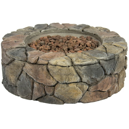 Fire Pit Outdoor Home Patio Gas Firepit, Bcp Fire Pit