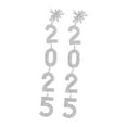 thumbnail image 4 of Pendientes colgantes de Año Nuevo 2025 con diamantes de imitación plata, 4 of 8
