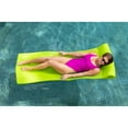 thumbnail image 3 of Texas Recreation Serenity 70 Inch Thick Foam Mat Raft Lounger Pool Float, Yellow, 3 of 11