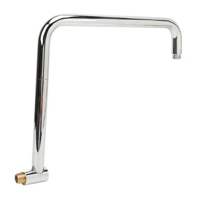 Cero Inoxidable De Acero Inoxidable De La Extensión De La Ducha De Forma De Ducha De 14 Pulgadas, Reemplazo De Tubo De Ducha De Lluvia De 360 , Tubo De Extensor Horizontal