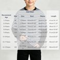 thumbnail image 2 of WDWYY Boys Striped Long Sleeve T Shirt Soft Stretchy Loose Fit Fake Two Piece Crew Neck Casual Tee Blue 12-13Y, 2 of 8
