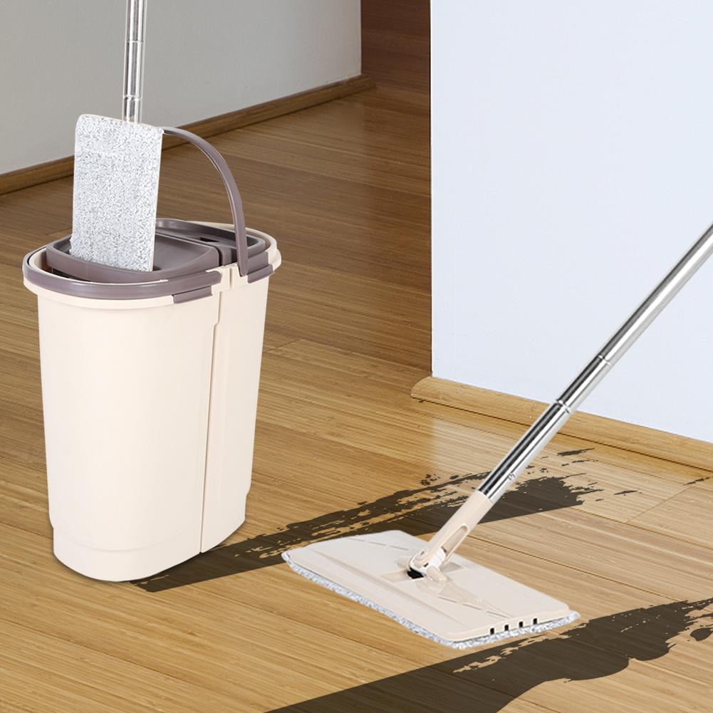 LAFGUR Indoor Home Use Handwash Free Floor Mop Cleaner Folding Water