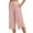 Pink, variant on Brglopf Women's Capri Pants Wide Leg Athletic Yoga Capris with Pockets Lightweight Drawstring Waist Loose Lounge Summer Pants Dark Green L