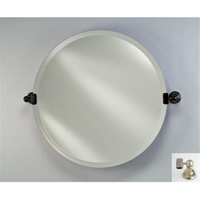 Afina Corporation RM-418-SN Rétroviseur Rond Inclinable à 18 In.rayon - Nickel Satiné