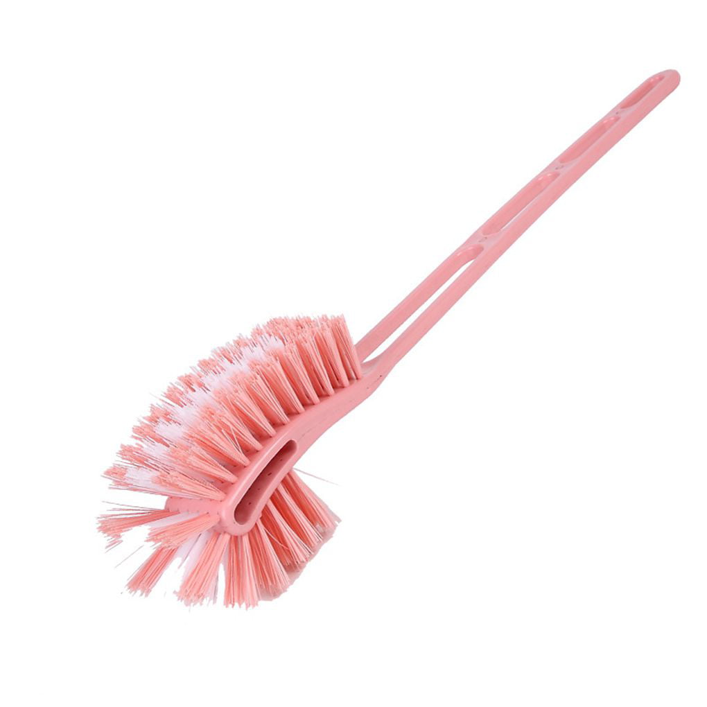 Plastic Long Handle Doublesided Thickening Toilet Brush