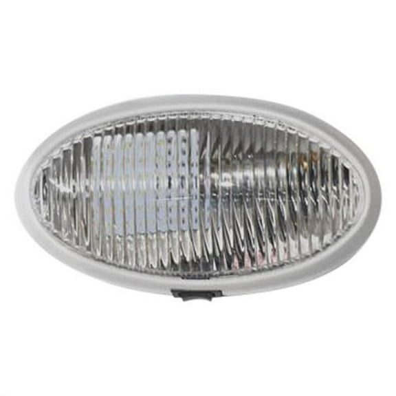 1 pack-Valterra DG52730VP RV Oval LED Porch Light with Switch