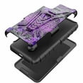 thumbnail image 3 of DALUX V Hybrid Kickstand Holster Phone Case Compatible with Motorola Moto One 5G / Moto One 5G Plus (2020) - Purple Dragon, 3 of 3