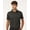 Black Melange, variant on AllPro 4HM00 Performance Mélange Polo-Black Melange-XS
