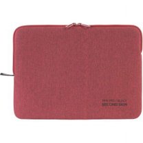 Tucano Melange Second Skin Neoprene Sleeve for 13.3in and 14in Notebooks, Pink/Red