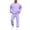 Light Purple, variant on Dwelliawo Men's Tracksuit 2 Piece Crew Neck Sweatshirt and Sweatpants Solid Color Relaxed Fit Crew Neck Pullover Sweatshirts Joggers Athletic Pants Set Sweat Fall Winter Suits with Pockets Yellow L