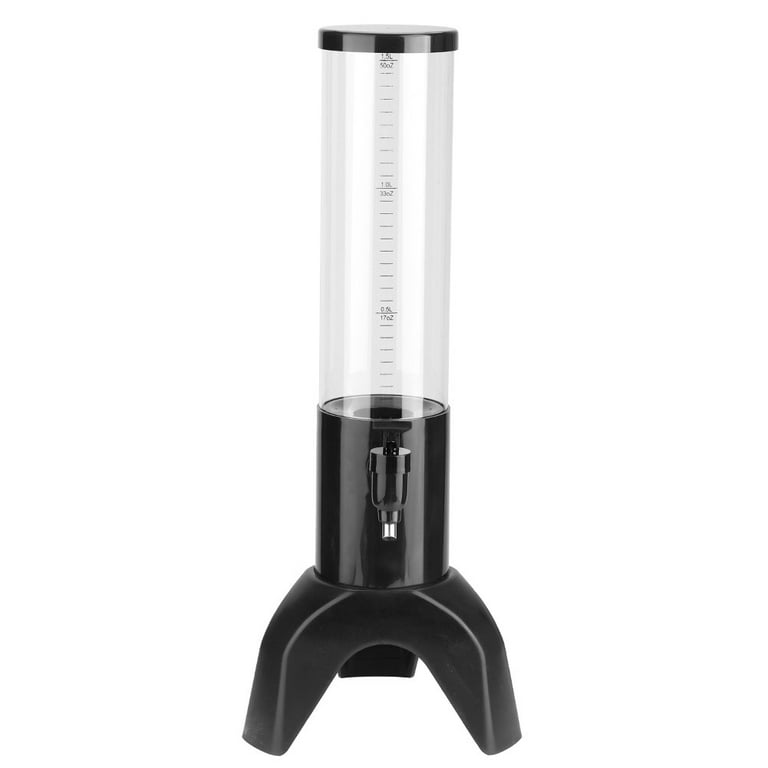 Henmomu Beer Tower,Beer Dispenser,1.5L Three-legged Clear Beer Tower  Beverage Dispenser For Parties Home Bar Accessories 