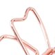 thumbnail image 5 of 100pcs Cute Paper Clips Non Skid Bow Shape Anti Rust Colorfast Metal Office Paperclips Planner Clips for School Rose Gold, 5 of 5