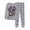 b104-Grey, variant on KPOPLK Pajamas Set for Kids Pjs 2 PCS Long Sleeve Top and Pants for Toddler Infant Cotton Clothes Animal Print Grey Size 8-9 Years