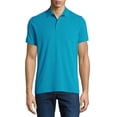 thumbnail image 1 of Ma Croix Mens Pique Polo Shirt Regular Fit Short Sleeve Plain Cotton Tee, 1 of 4