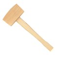 thumbnail image 1 of Martillo de madera maciza de , herramientas de carpintería, mazo de tallado, 130mm 130 mm Sharpla Mazo de madera maciza de haya, 1 of 8