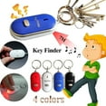 thumbnail image 4 of Flashlight 2 Pack Key Finder LED Torch with Whistle Sound Control Lost Key Locator Device for Home Office Use Red, 4 of 8