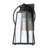 Minka Lavery Halder Bridge 16 1/2" High Sand Black Outdoor Wall Light