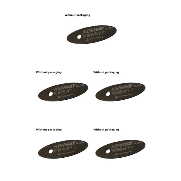 Sonducket Pastillas de freno de disco para bicicleta, herramienta de ajuste de acero inoxidable, pastillas de ajuste de freno para bicicleta de montaña, Type5 NO5 Sonducket CBP083693